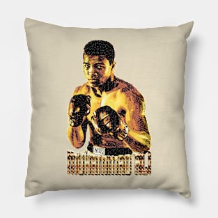 Muhammad Ali - Engraving Style Pillow