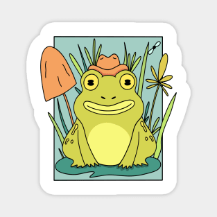 LOVERS OF FROGS AND TOADS Magnet