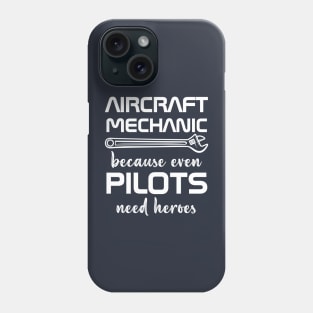 Funny Aviation Design Plane Technician Maintenance Phone Case