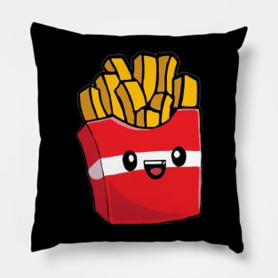 Kawaii Fries Design [1] Pillow