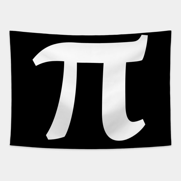 Pi symbol for Pi day Tapestry by bubbsnugg