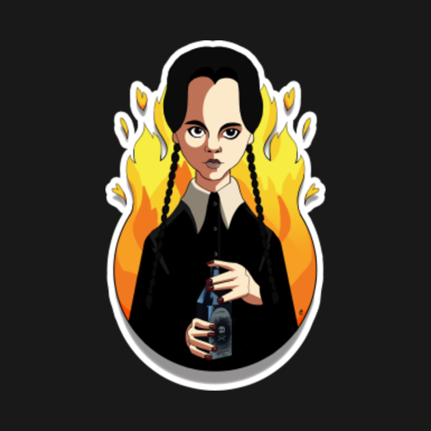 Wednesday Addams - Addams Family - T-Shirt | TeePublic