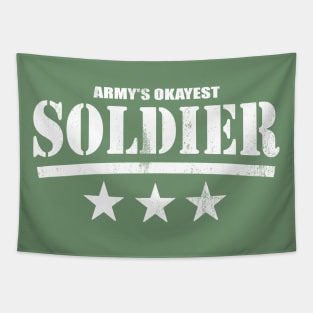 Army's Okayest Soldier Tapestry