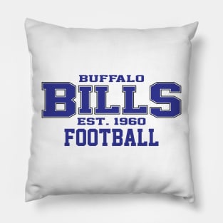 Vintage BFL Bills Football Pillow