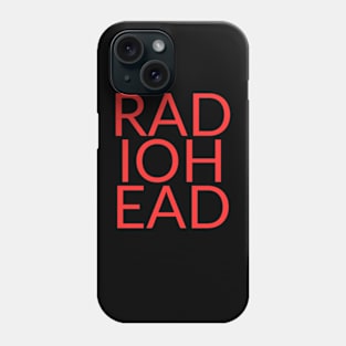 radiohead, rock, band, music Phone Case