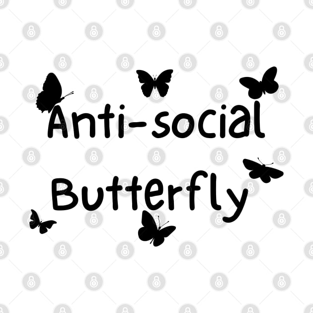 Anti-Social Butterfly by Lunarix Designs