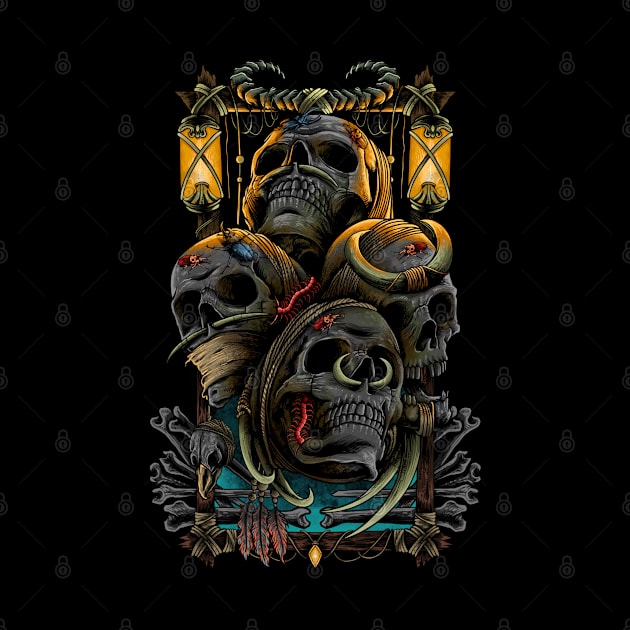 SKULL TRIBE by AWANG ART STUDIO