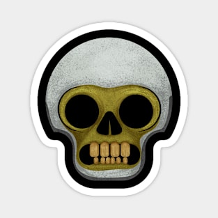 Grey Skull Magnet