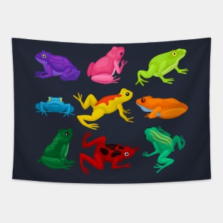 frog watercolor collection Tapestry