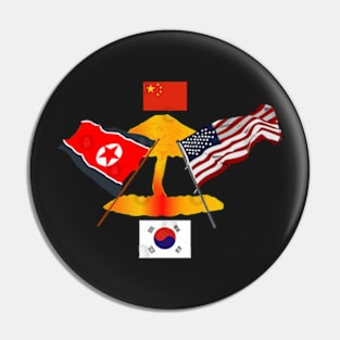 US Vs North Korea w China - S Korea Pin