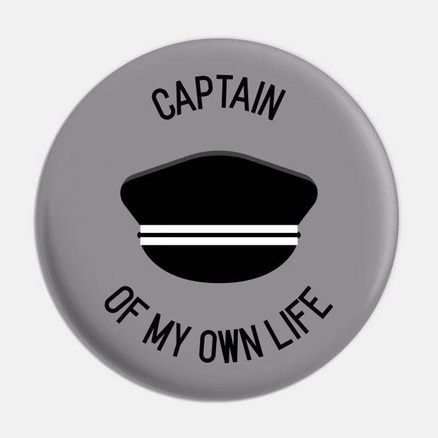 Captain of my own life Pin by Vitalware