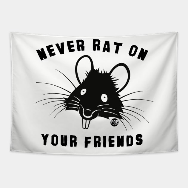 rat on friends Tapestry by toddgoldmanart