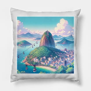 Rio de Janeiro Pão de Açúcar Sugar Loaf Pillow