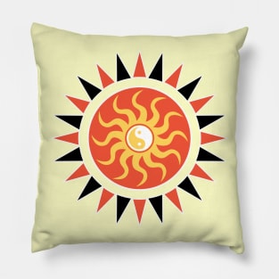 Yin yang sunshine Pillow