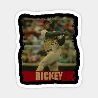 Rickey Henderson - NEW RETRO STYLE Magnet