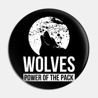 Wolves Power of The Pack Pin