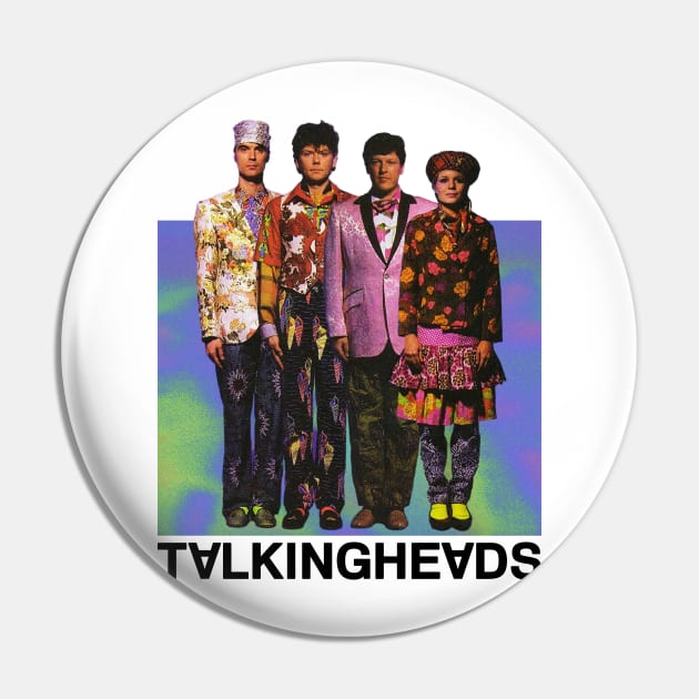 Vintage Talking Heads Talking Heads Pin TeePublic