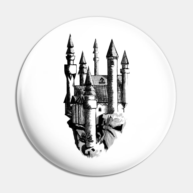 Sky Castle Pin by euglenii