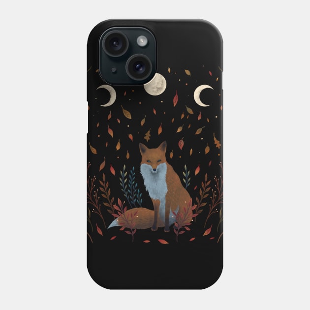 Autumn Fox Phone Case by Episodic Drawing