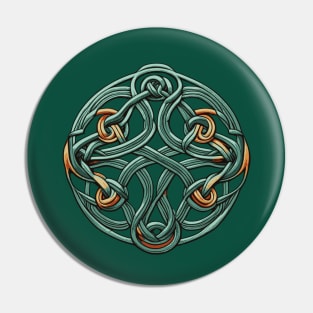 New Age Neo-Pagan Pseudo-Celtic Knotwork Pin