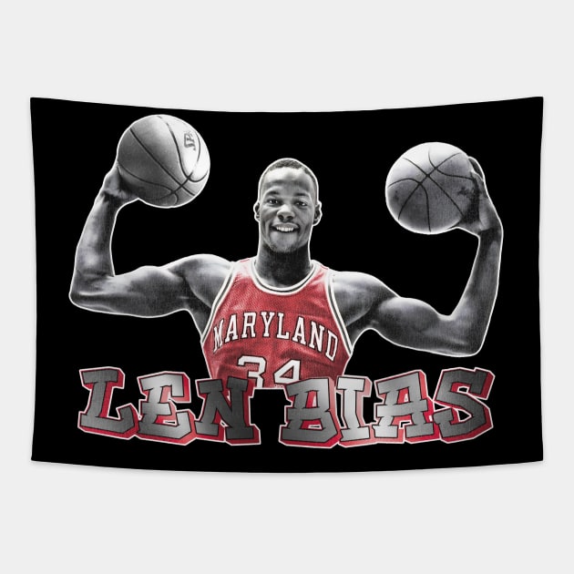 LEN BIAS Tapestry by darklordpug