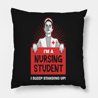 i'm a nursing student Pillow