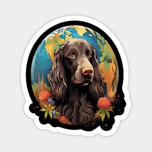 Field Spaniel Earth Day Magnet