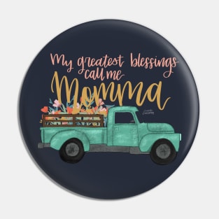 Momma’s Blessings Pin