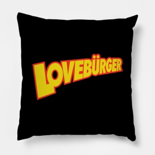 I Love Burger Pillow