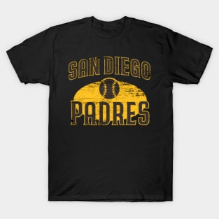 Unisex San Diego Padres Baseball Tee Shirt - Black India