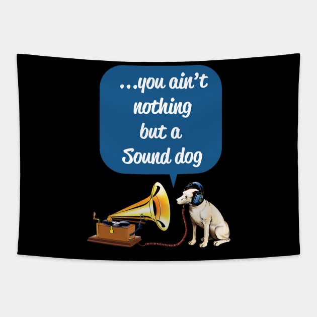 Sound Dog Tapestry by hoopaman