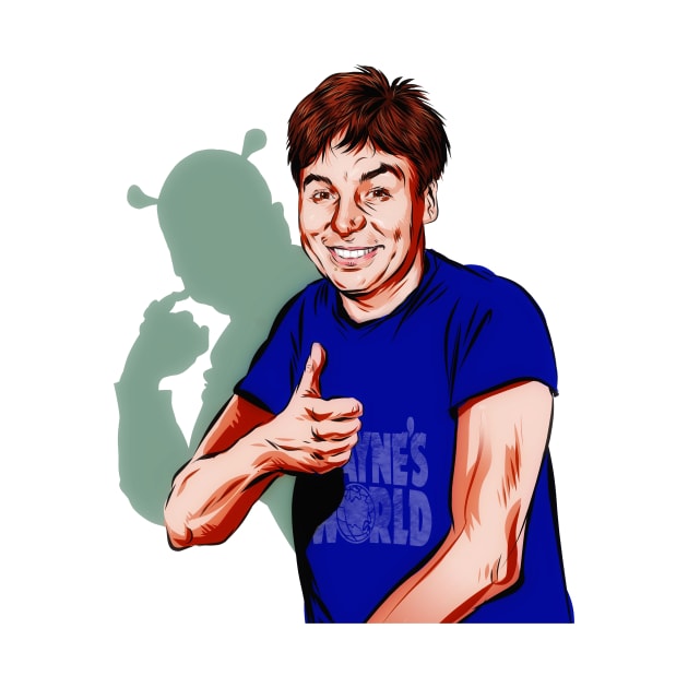 Mike Myers - An illustration by Paul Cemmick by PLAYDIGITAL2020