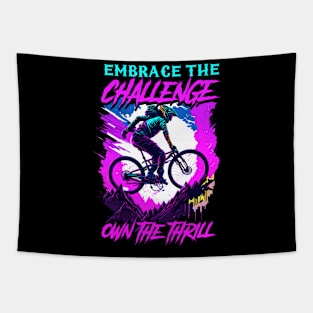 Embrace The Challenge Own The Thrill | BMX Tapestry