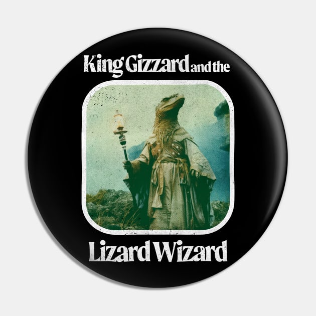 Lizard Wizard Shirt Pin by galenfrazer