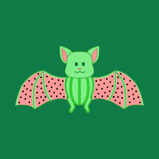 Watermelon Fruit Bat T-Shirt