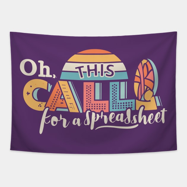 Oh This Calls For A Spreadsheet Tapestry by A Floral Letter Capital letter A | Monogram, Sticker