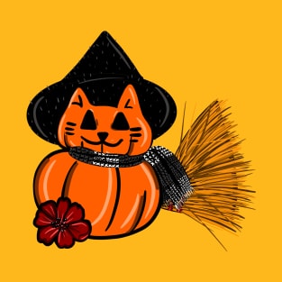 Pumpkin cat T-Shirt