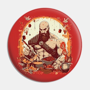 kratos cooking Pin