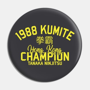 Kumite Champion Pin