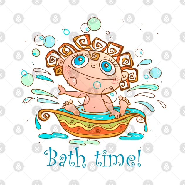 bath time baby by Mako Design 