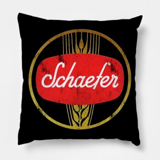 Schaefer Beer Vintage Logo Pillow