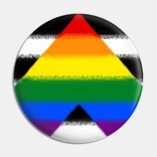 Straight Ally flag Pin