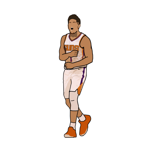 Devin Booker Phoenix Suns by xavierjfong