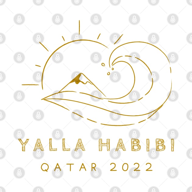 yalla habibi- Qatar 2022 - wave, sun, surf, mountain by habibitravels