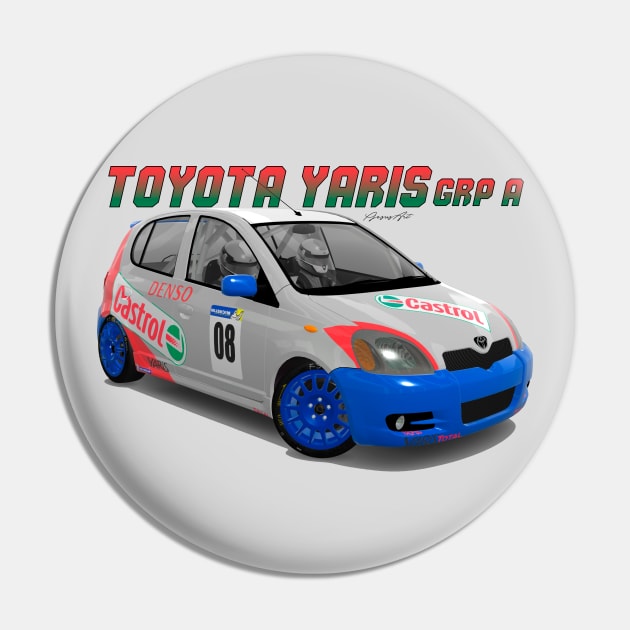 Toyota Yaris Pin by PjesusArt