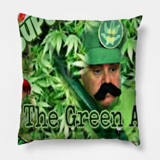 Super Marijuanaeo The Green Album Pillow