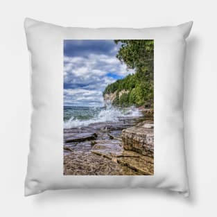 HDR of Lake Michigan Pillow