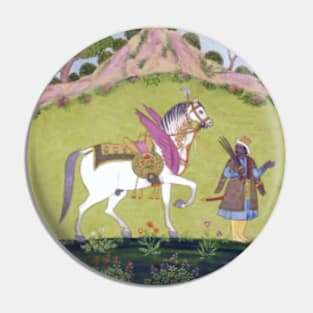 Kalki with his horse Devadatta Pin