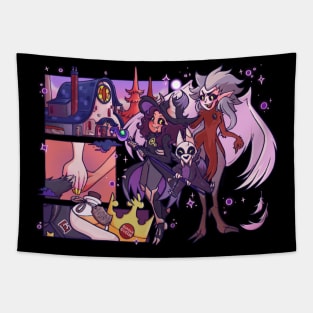 Luz, Eda & kink- The owl house fanart Tapestry