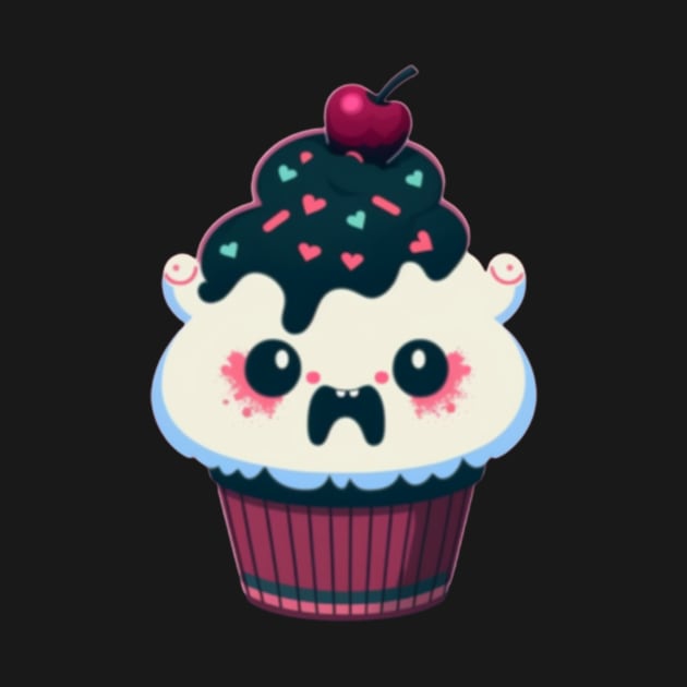 Kawaii Evil Cupcake by Pixy Official